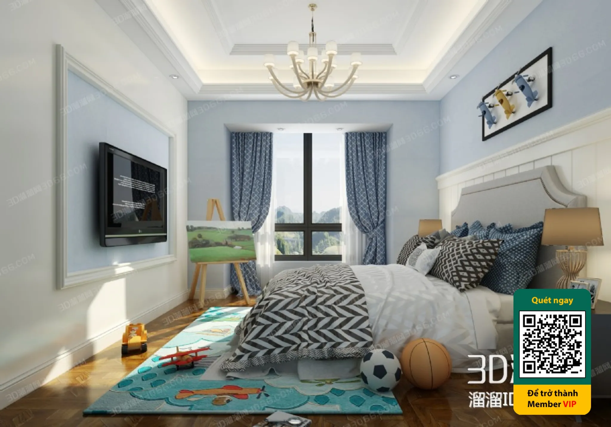 CHILDROOM SETS – VRAY / CORONA – 3D MODEL – 5671