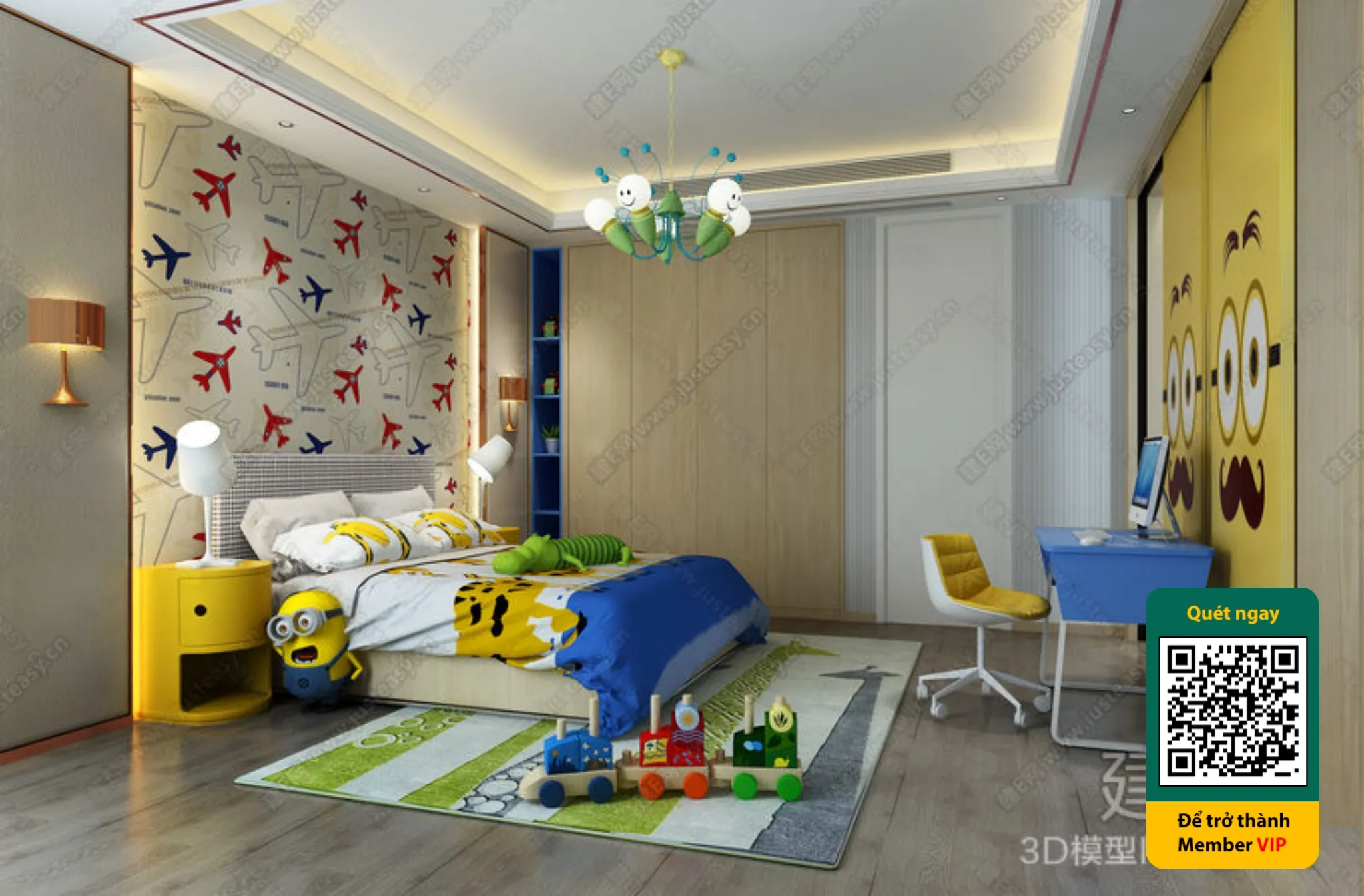 CHILDROOM SETS – VRAY / CORONA – 3D MODEL – 5678