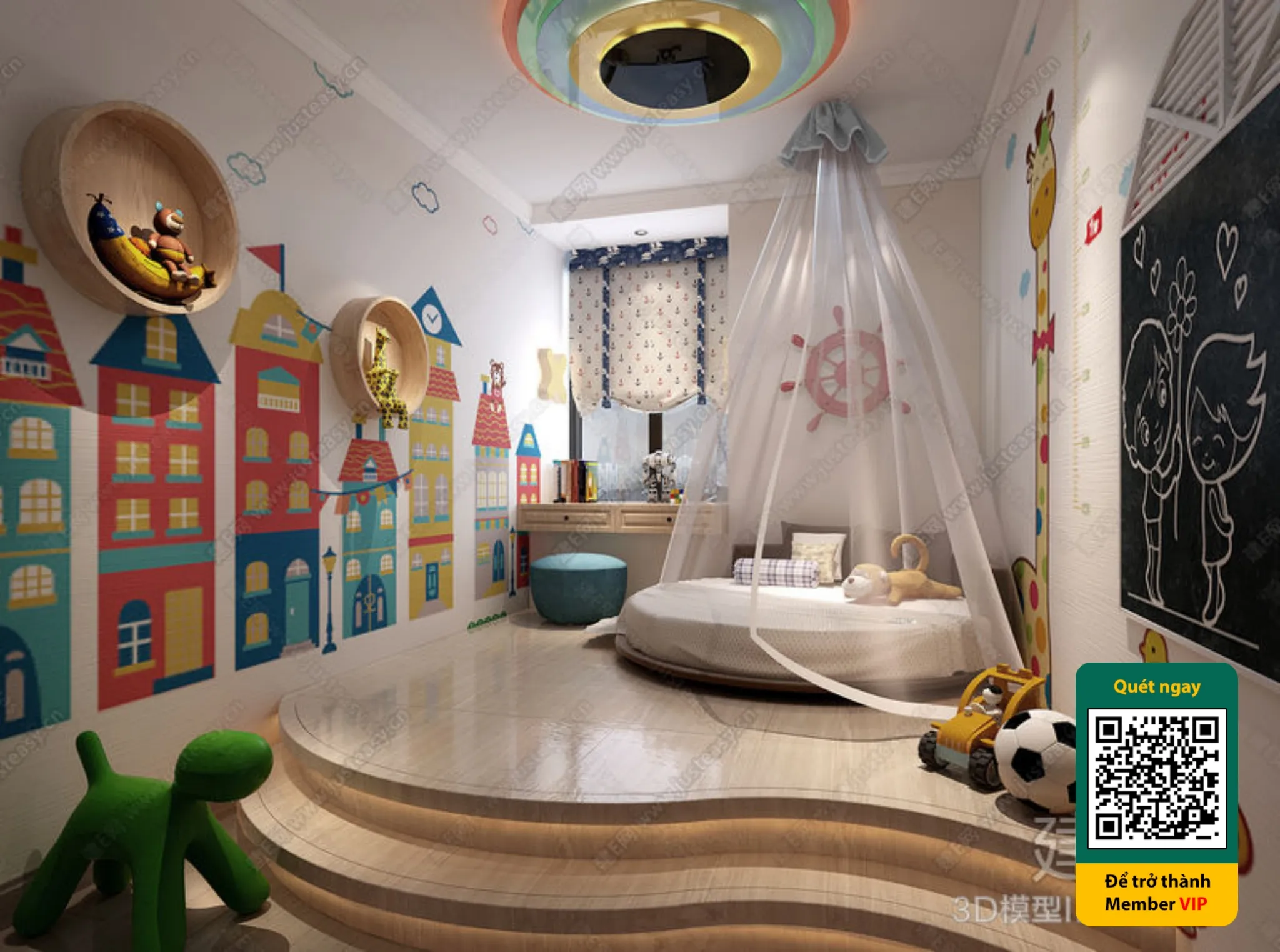 CHILDROOM SETS – VRAY / CORONA – 3D MODEL – 5679