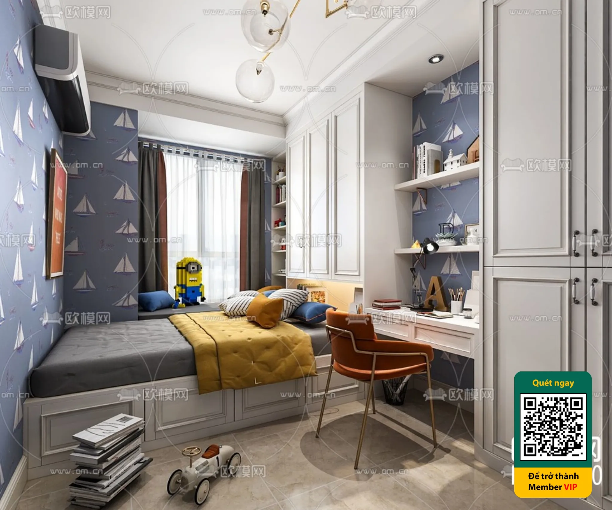 CHILDROOM SETS – VRAY / CORONA – 3D MODEL – 5694