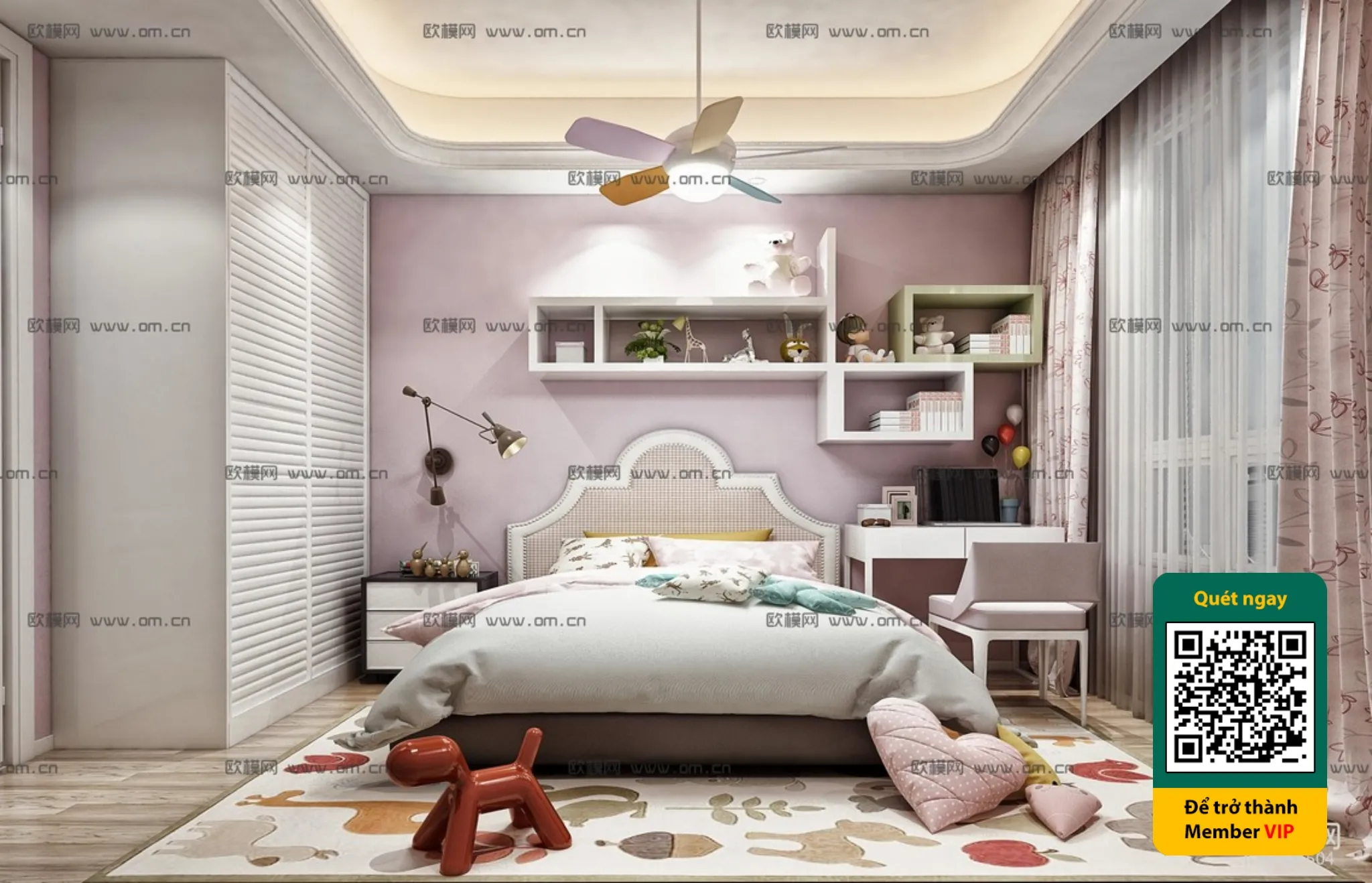 CHILDROOM SETS – VRAY / CORONA – 3D MODEL – 5697