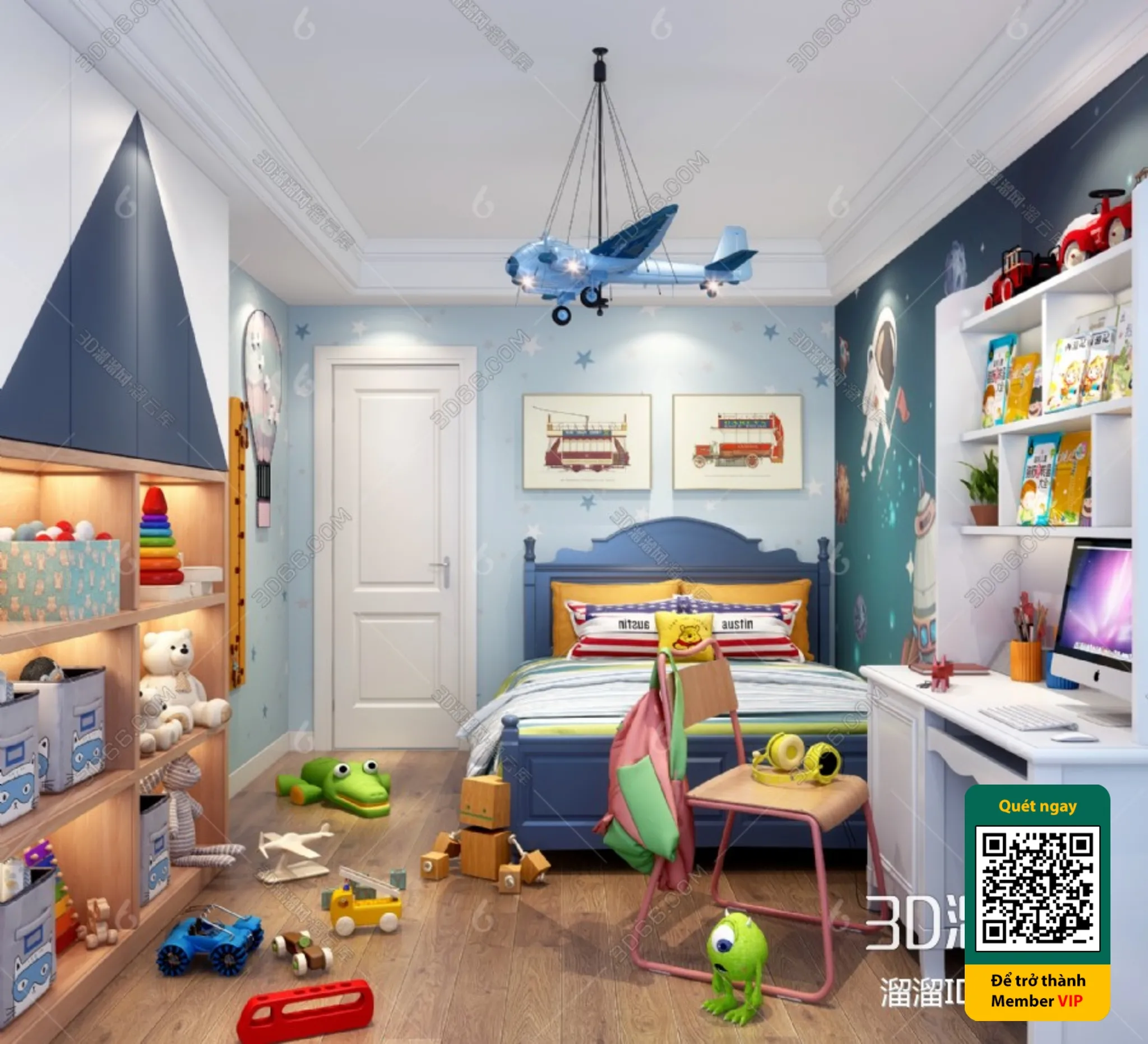 CHILDROOM SETS – VRAY / CORONA – 3D MODEL – 5704