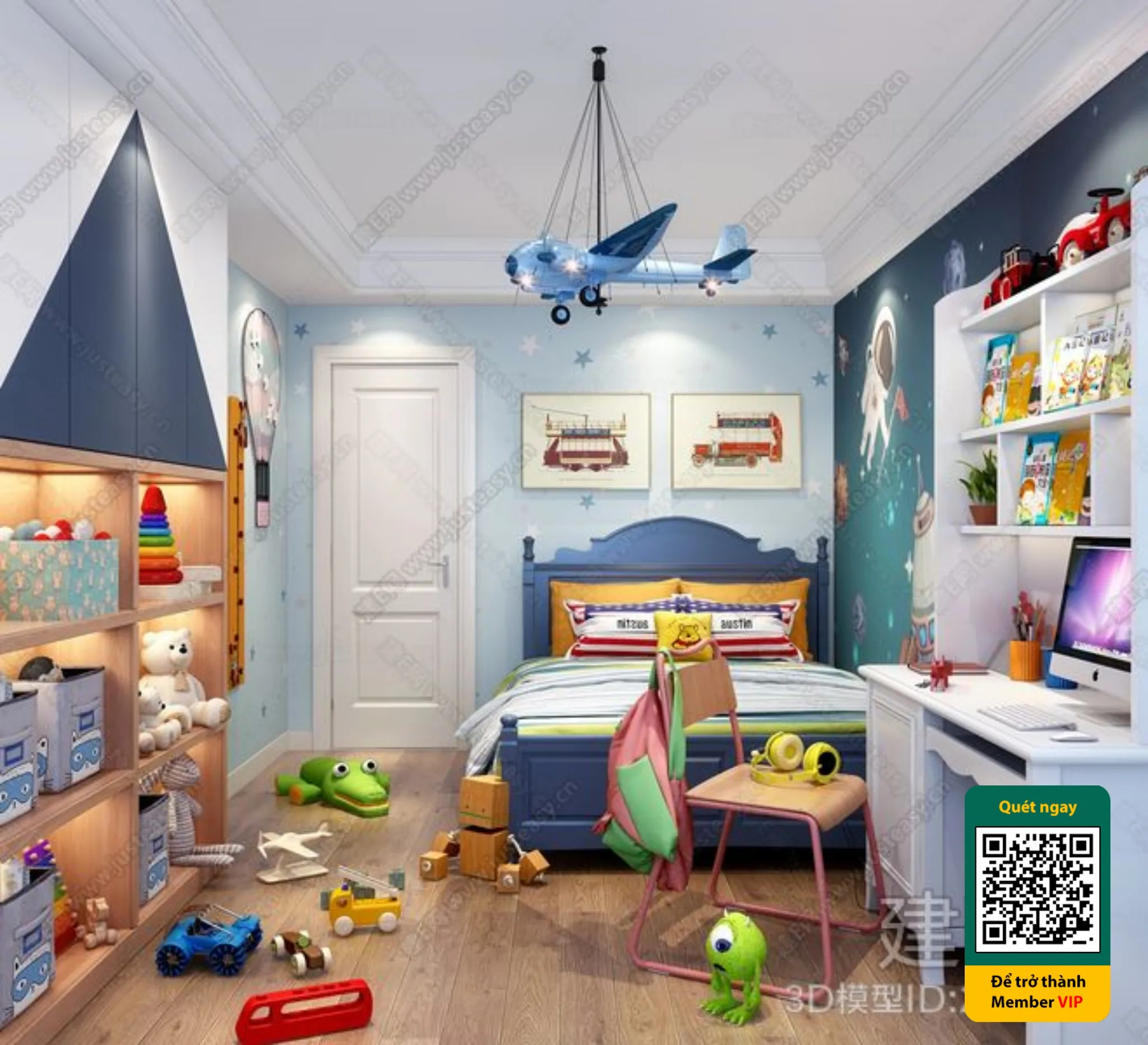 CHILDROOM SETS – VRAY / CORONA – 3D MODEL – 5709
