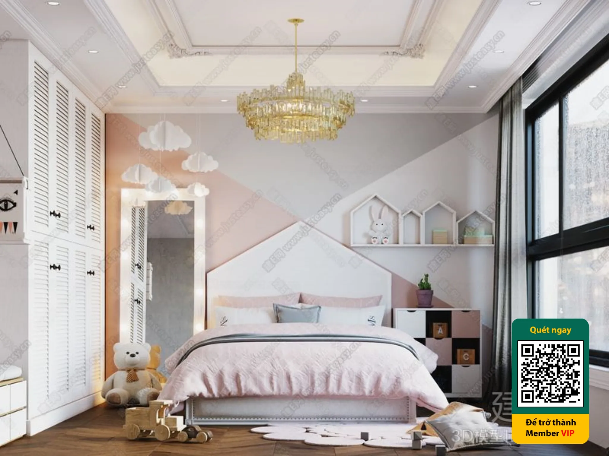 CHILDROOM SETS – VRAY / CORONA – 3D MODEL – 5713