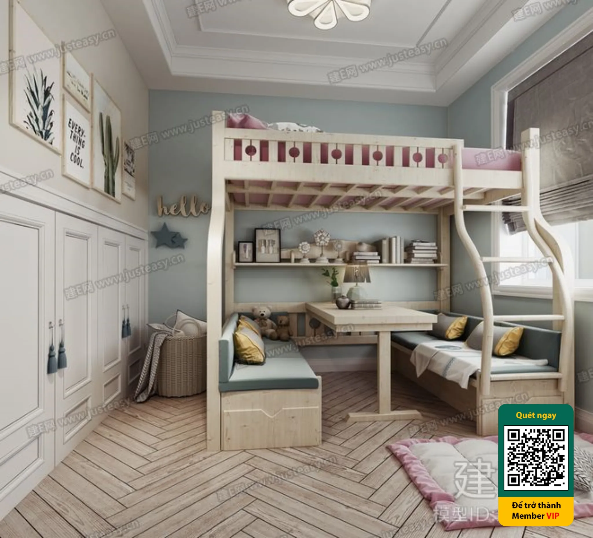 CHILDROOM SETS – VRAY / CORONA – 3D MODEL – 5717