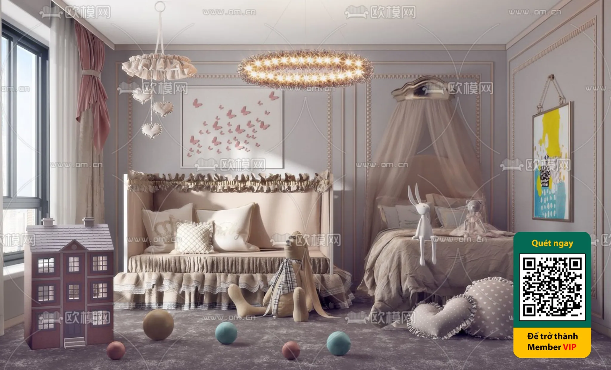 CHILDROOM SETS – VRAY / CORONA – 3D MODEL – 5723