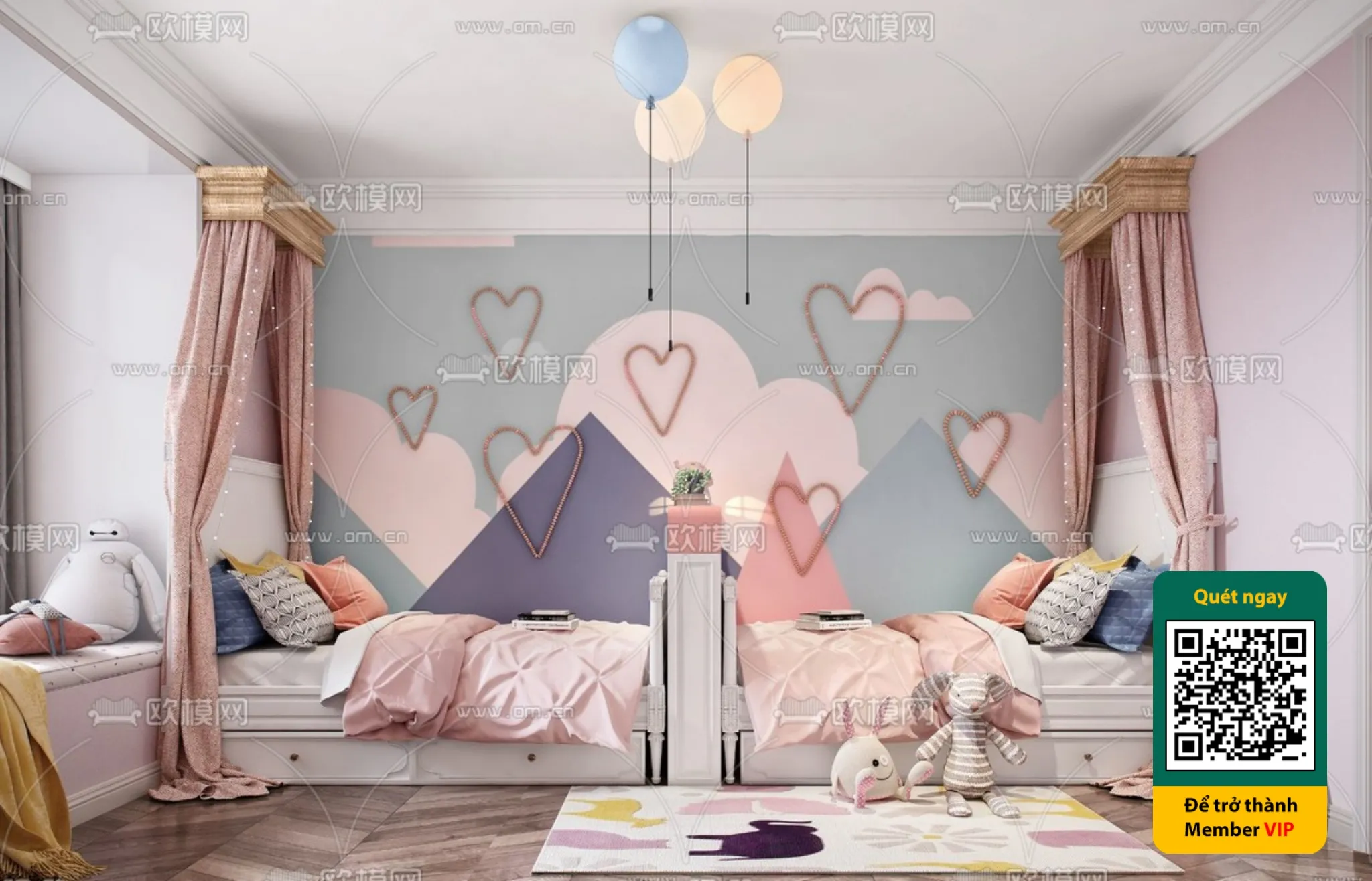 CHILDROOM SETS – VRAY / CORONA – 3D MODEL – 5725