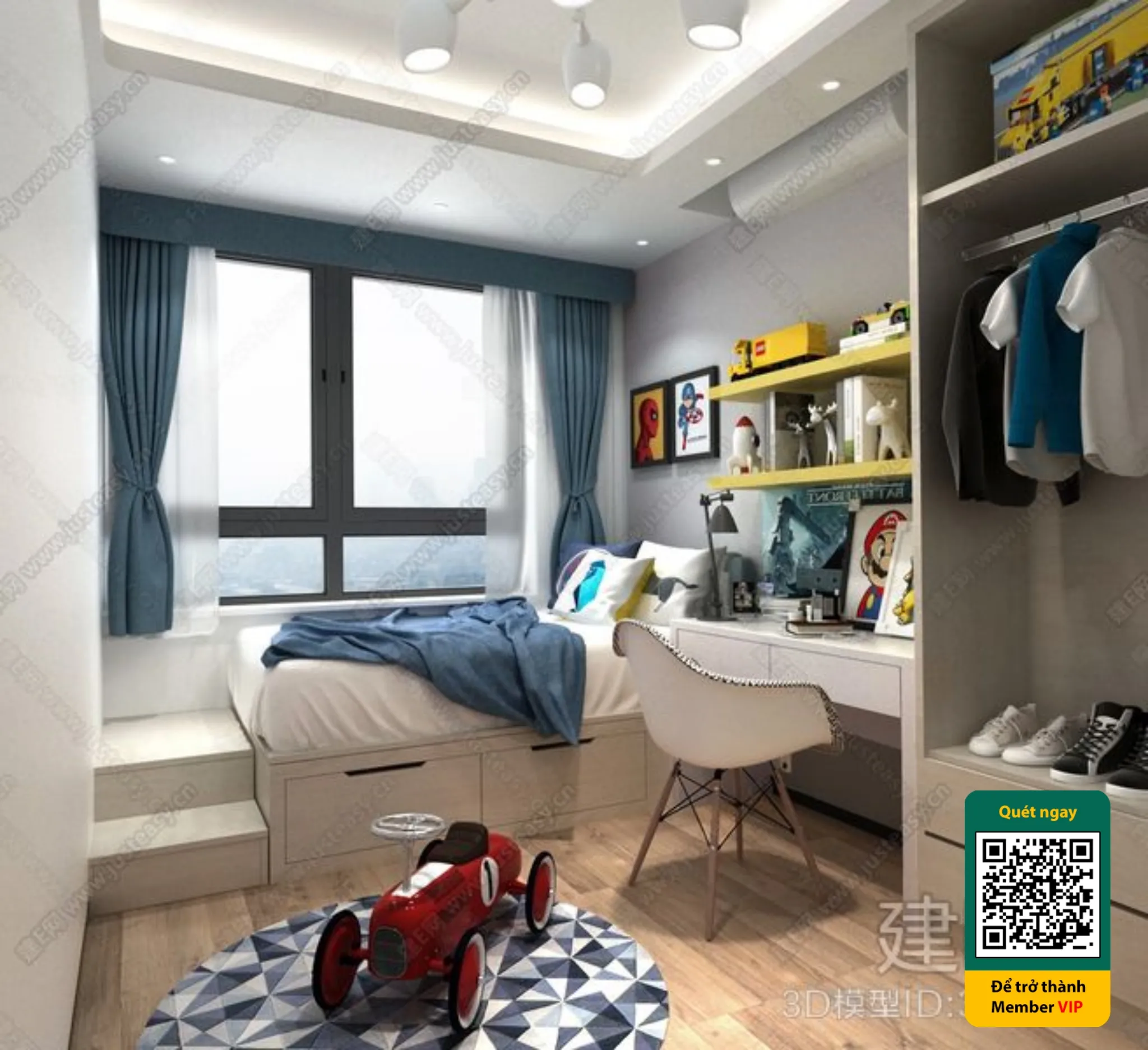 CHILDROOM SETS – VRAY / CORONA – 3D MODEL – 5726