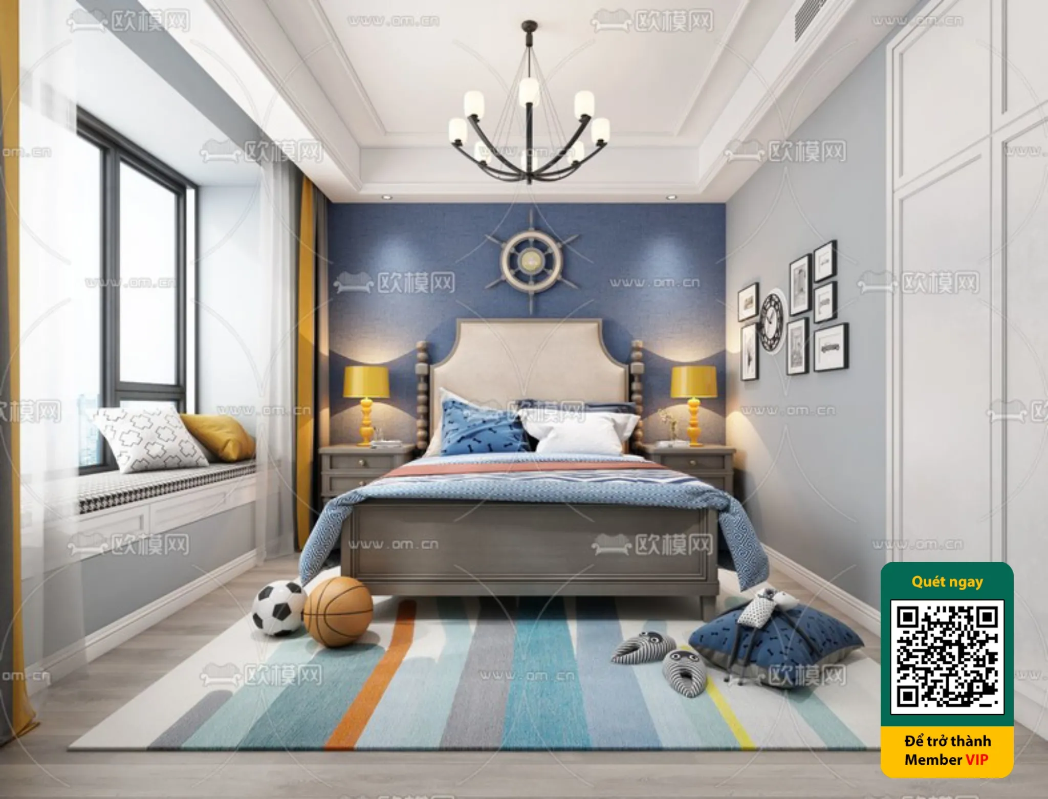 CHILDROOM SETS – VRAY / CORONA – 3D MODEL – 5728