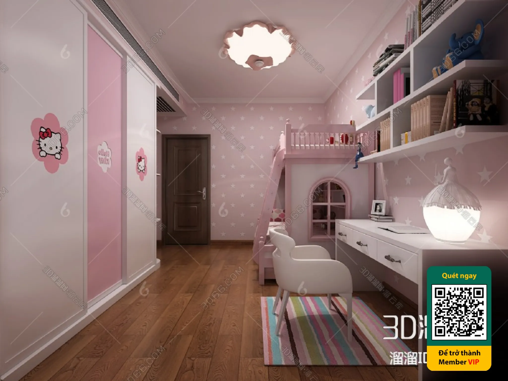 CHILDROOM SETS – VRAY / CORONA – 3D MODEL – 5736