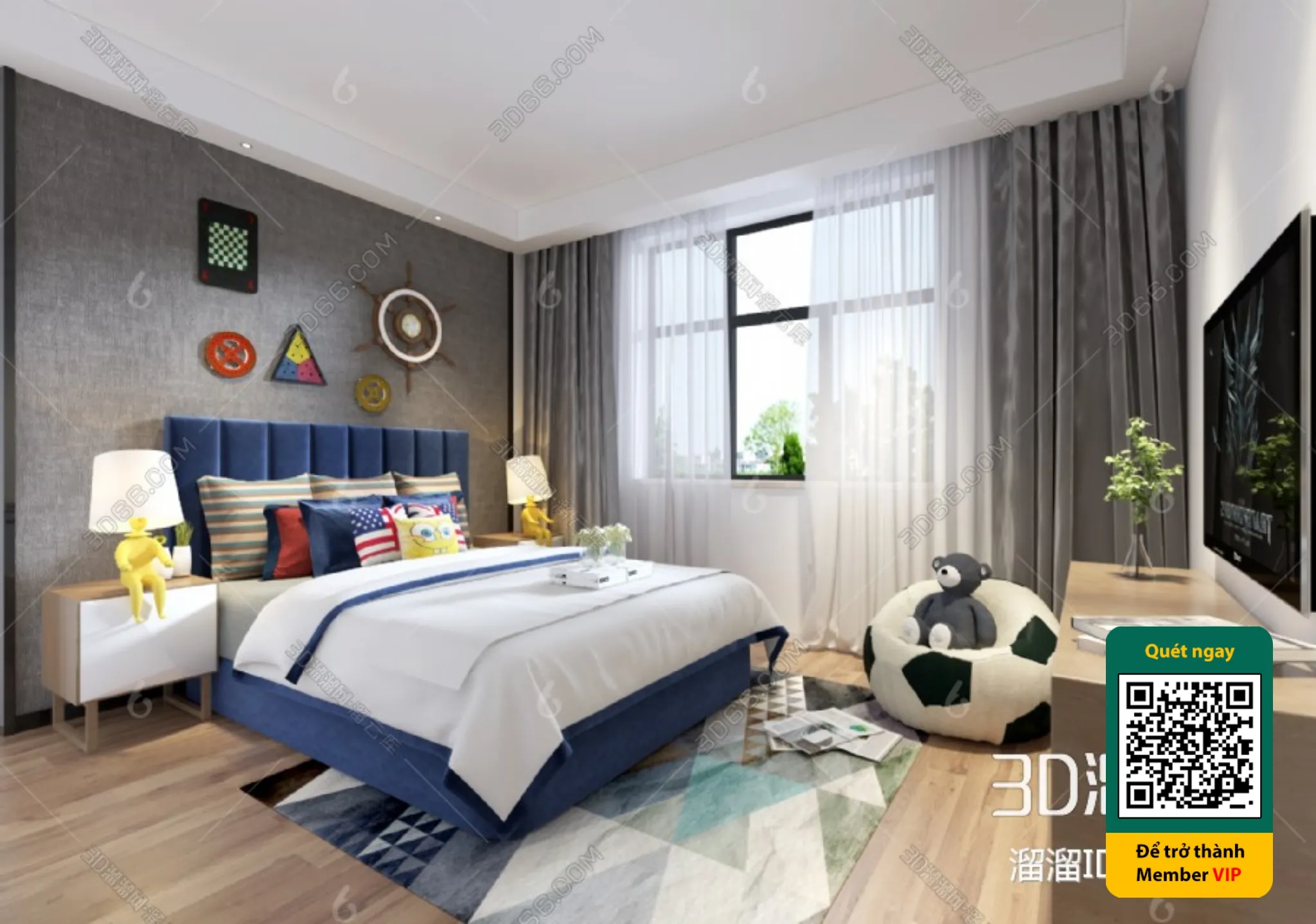 CHILDROOM SETS – VRAY / CORONA – 3D MODEL – 5738