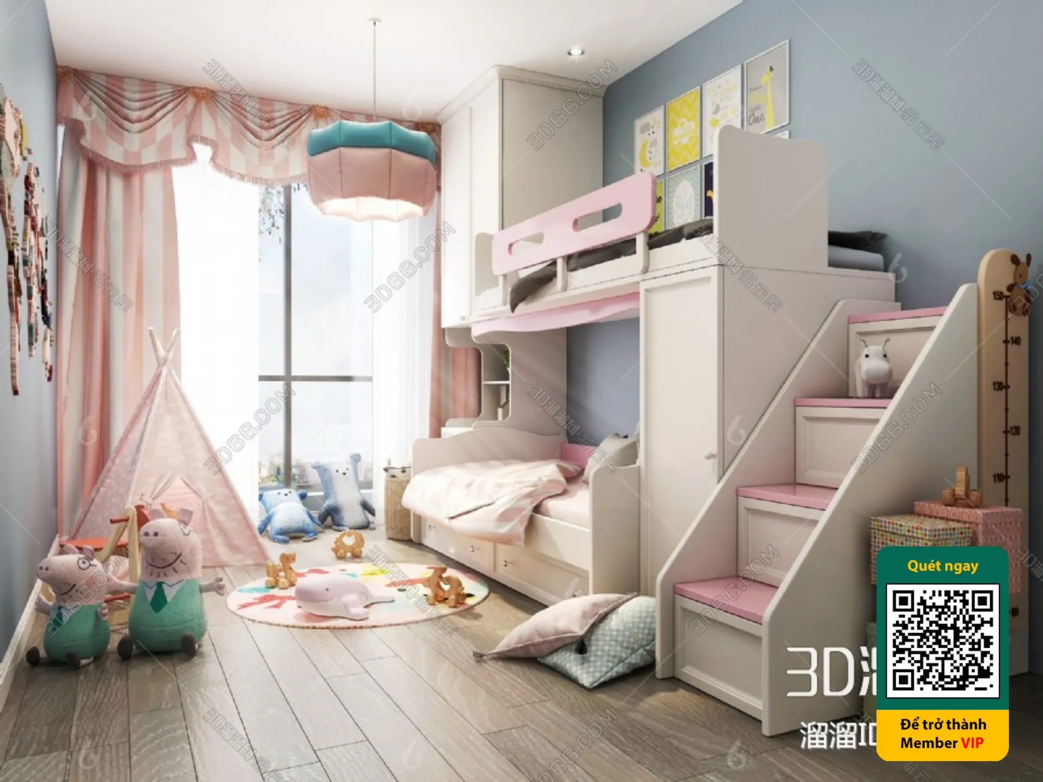 CHILDROOM SETS – VRAY / CORONA – 3D MODEL – 5739