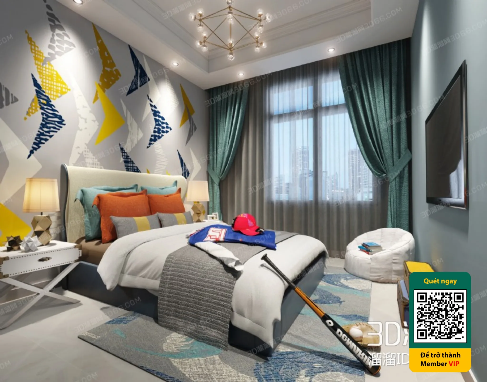 CHILDROOM SETS – VRAY / CORONA – 3D MODEL – 5743