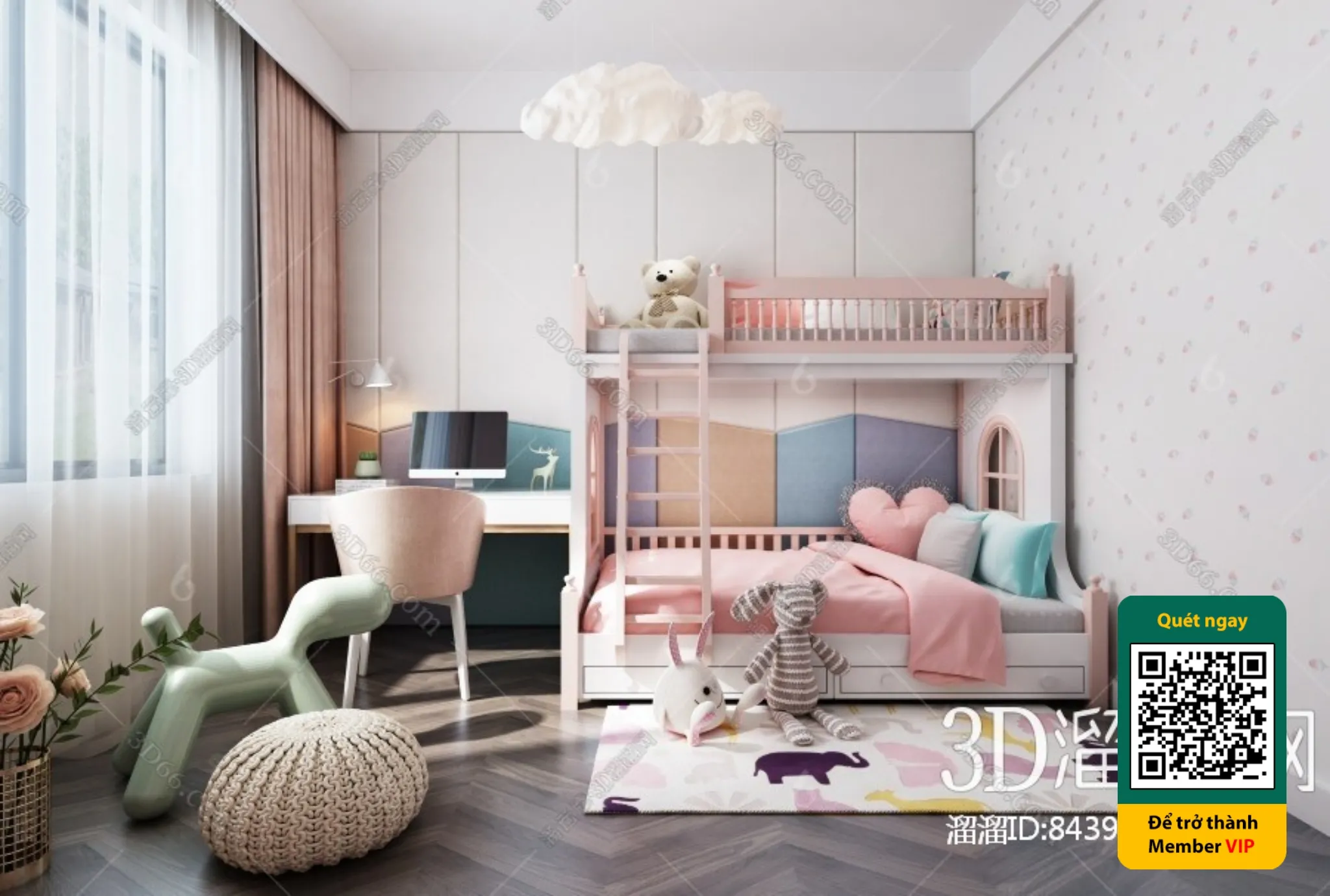 CHILDROOM SETS – VRAY / CORONA – 3D MODEL – 5745