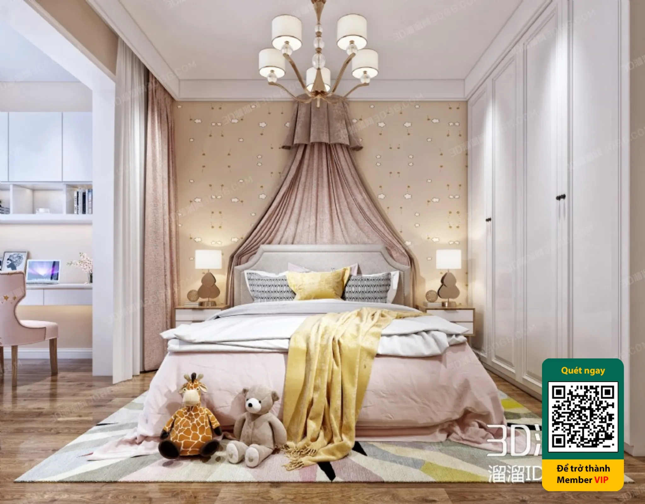 CHILDROOM SETS – VRAY / CORONA – 3D MODEL – 5754