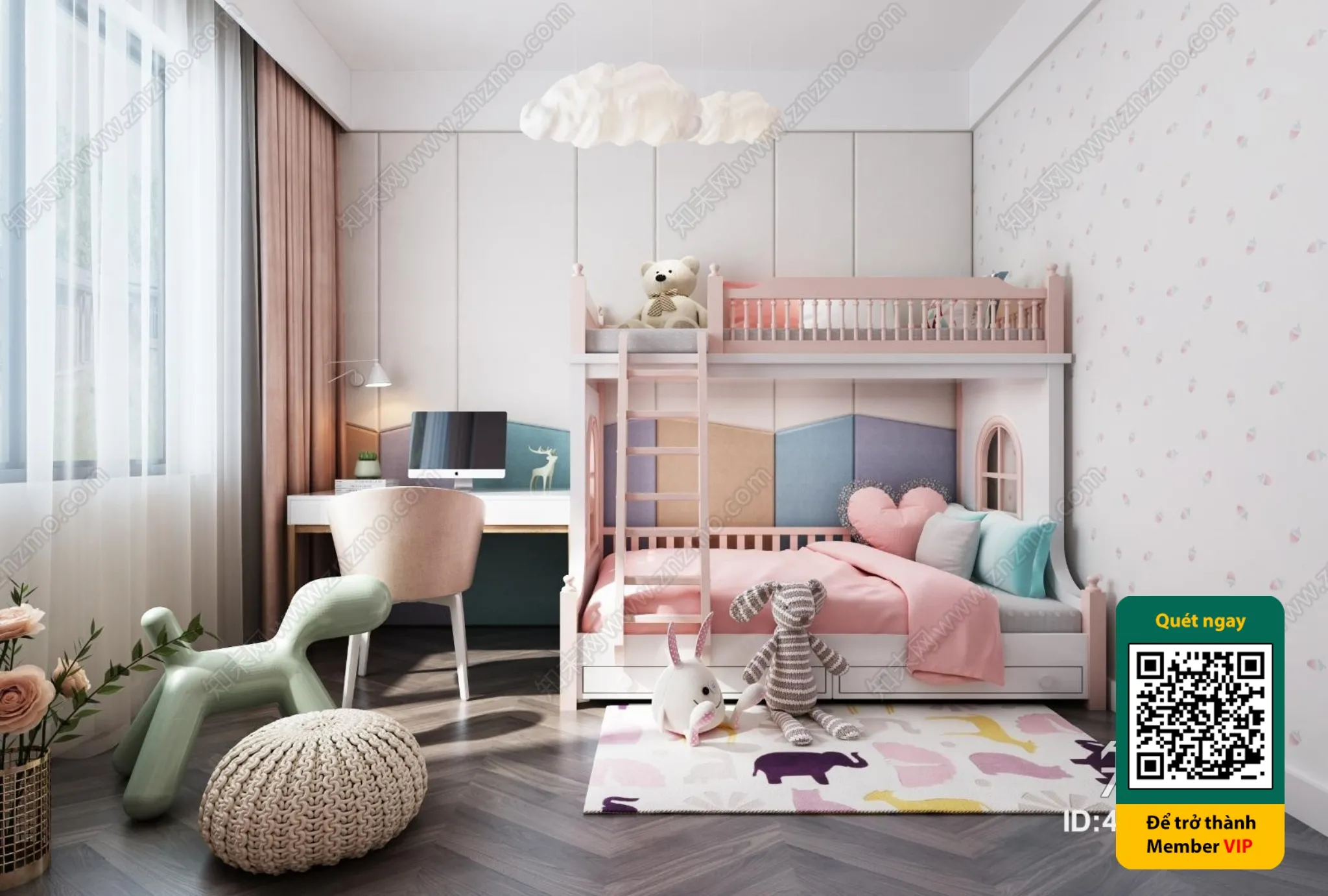 CHILDROOM SETS – VRAY / CORONA – 3D MODEL – 5755