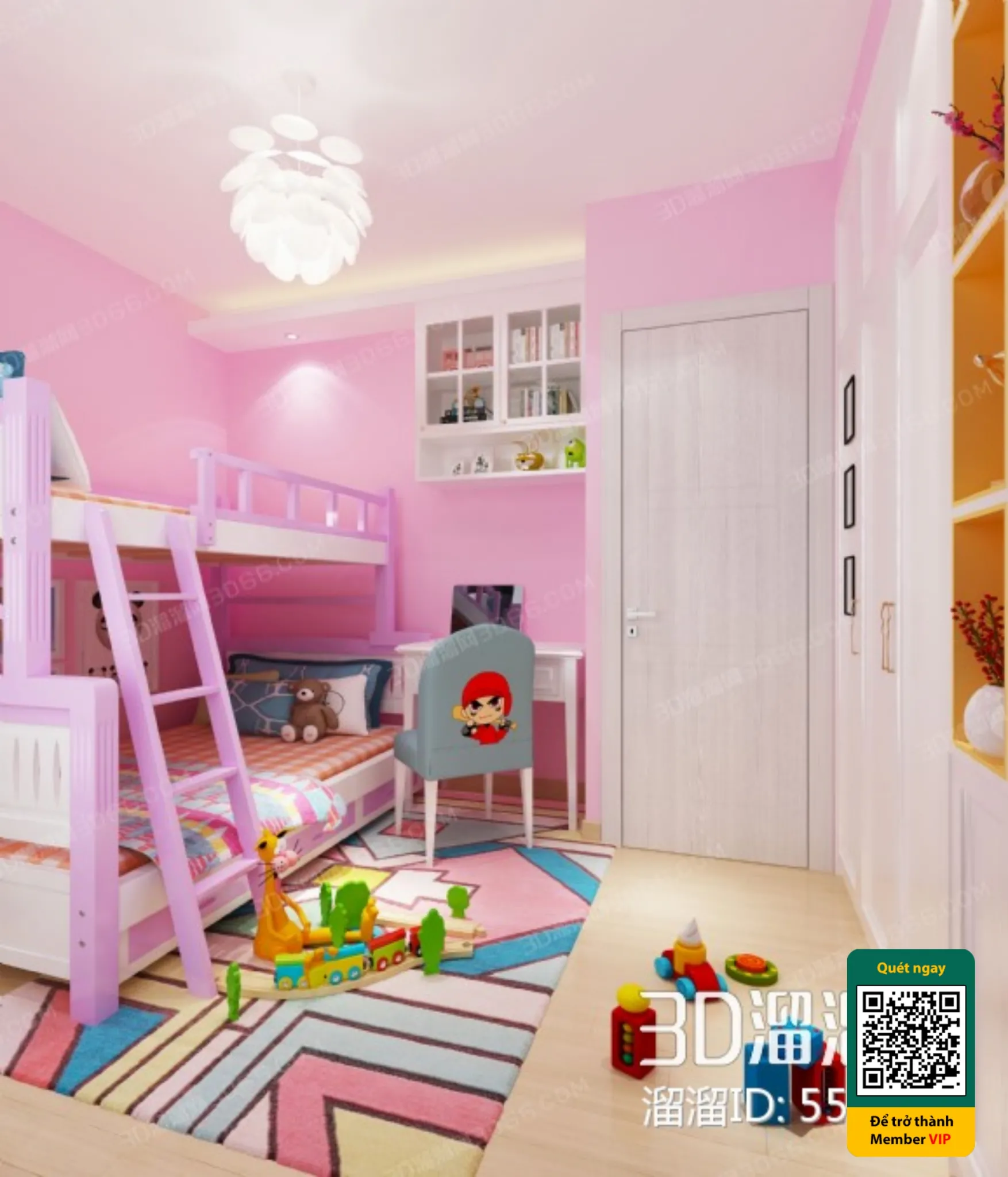 CHILDROOM SETS – VRAY / CORONA – 3D MODEL – 5820