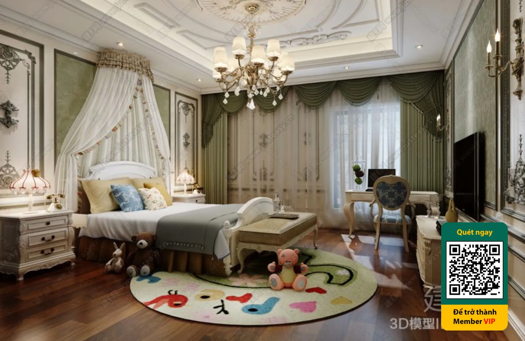 CHILDROOM SETS – VRAY / CORONA – 3D MODEL – 5827