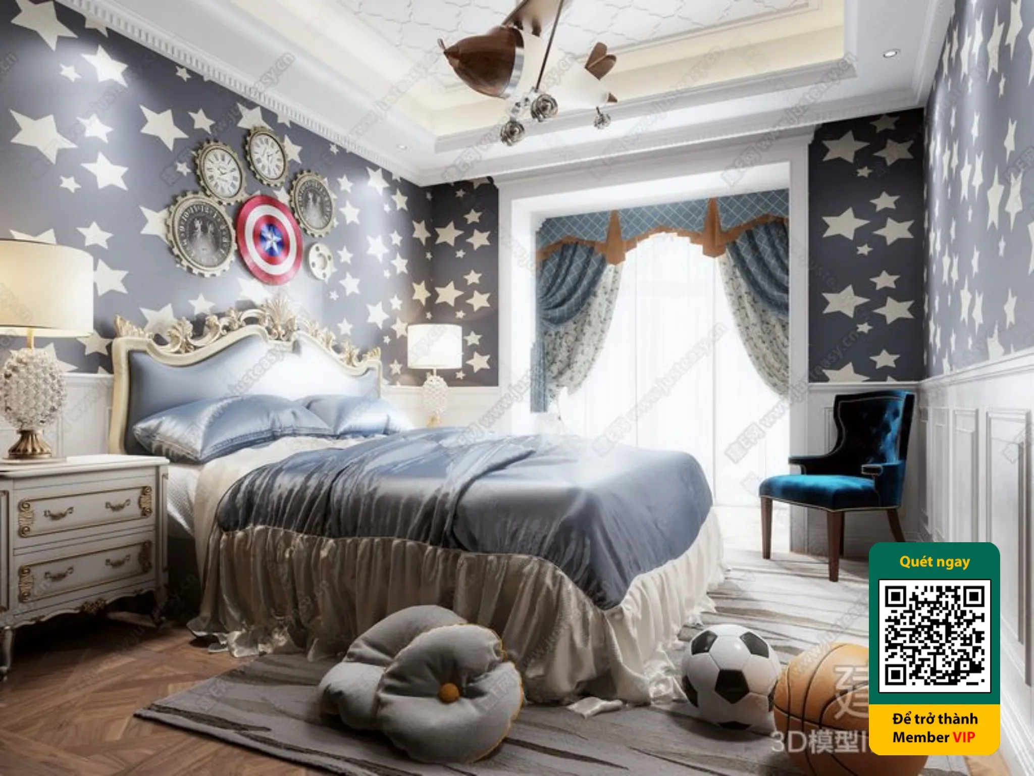 CHILDROOM SETS – VRAY / CORONA – 3D MODEL – 5828