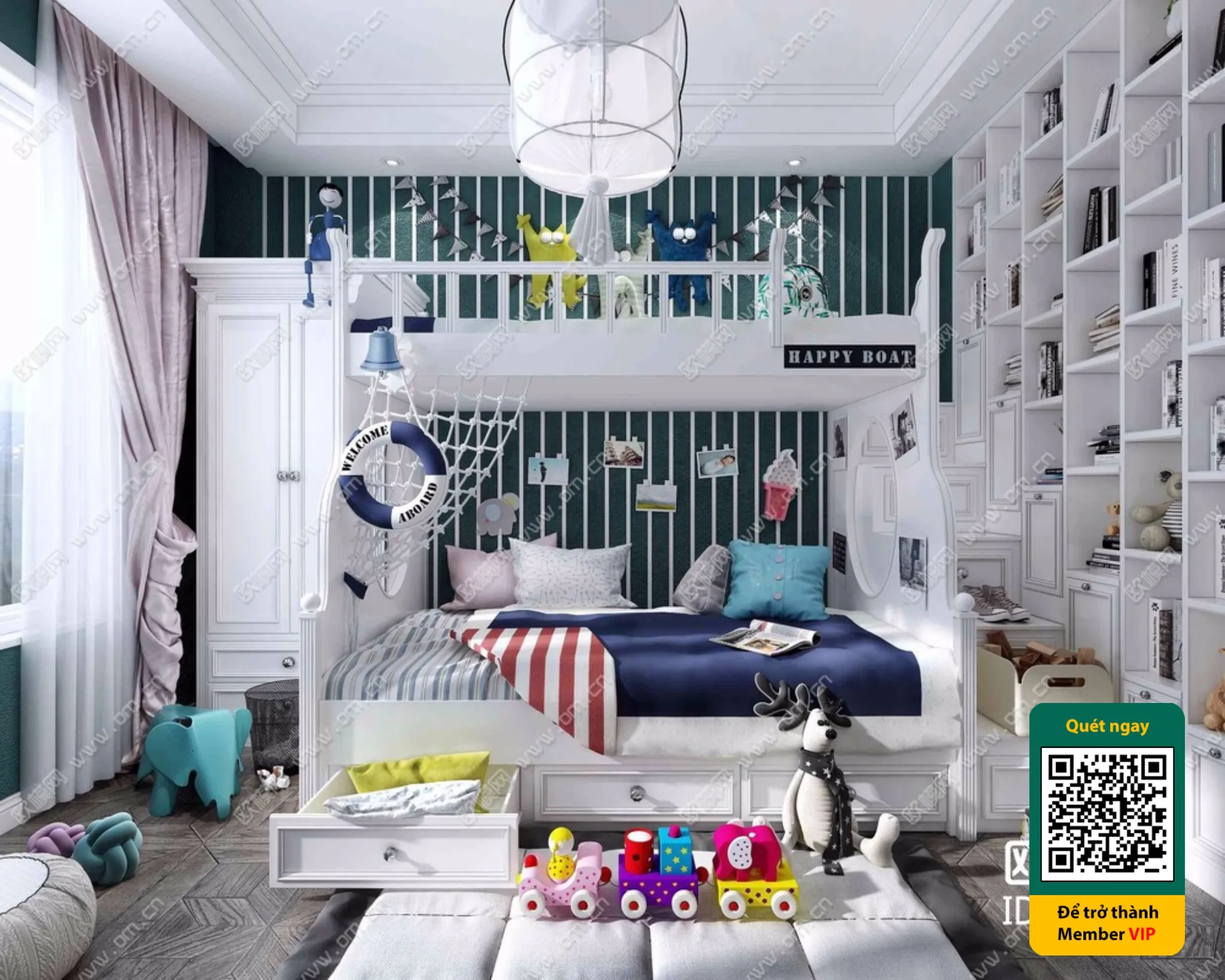 CHILDROOM SETS – VRAY / CORONA – 3D MODEL – 5833