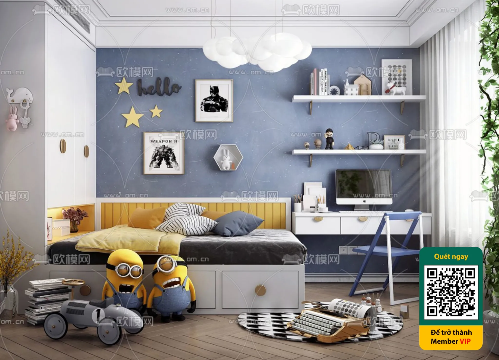CHILDROOM SETS – VRAY / CORONA – 3D MODEL – 5835