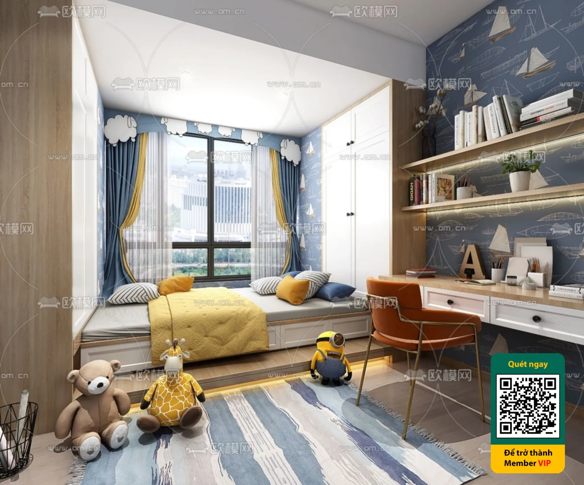 CHILDROOM SETS – VRAY / CORONA – 3D MODEL – 5838