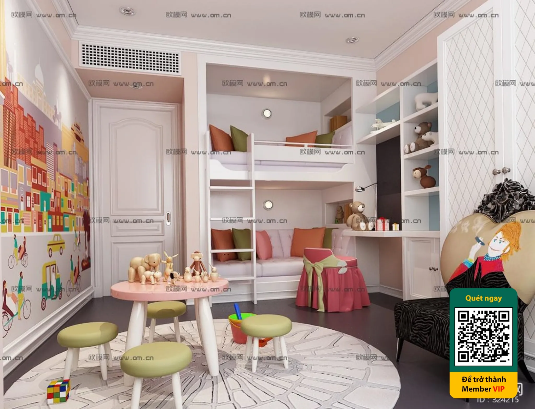 CHILDROOM SETS – VRAY / CORONA – 3D MODEL – 5840