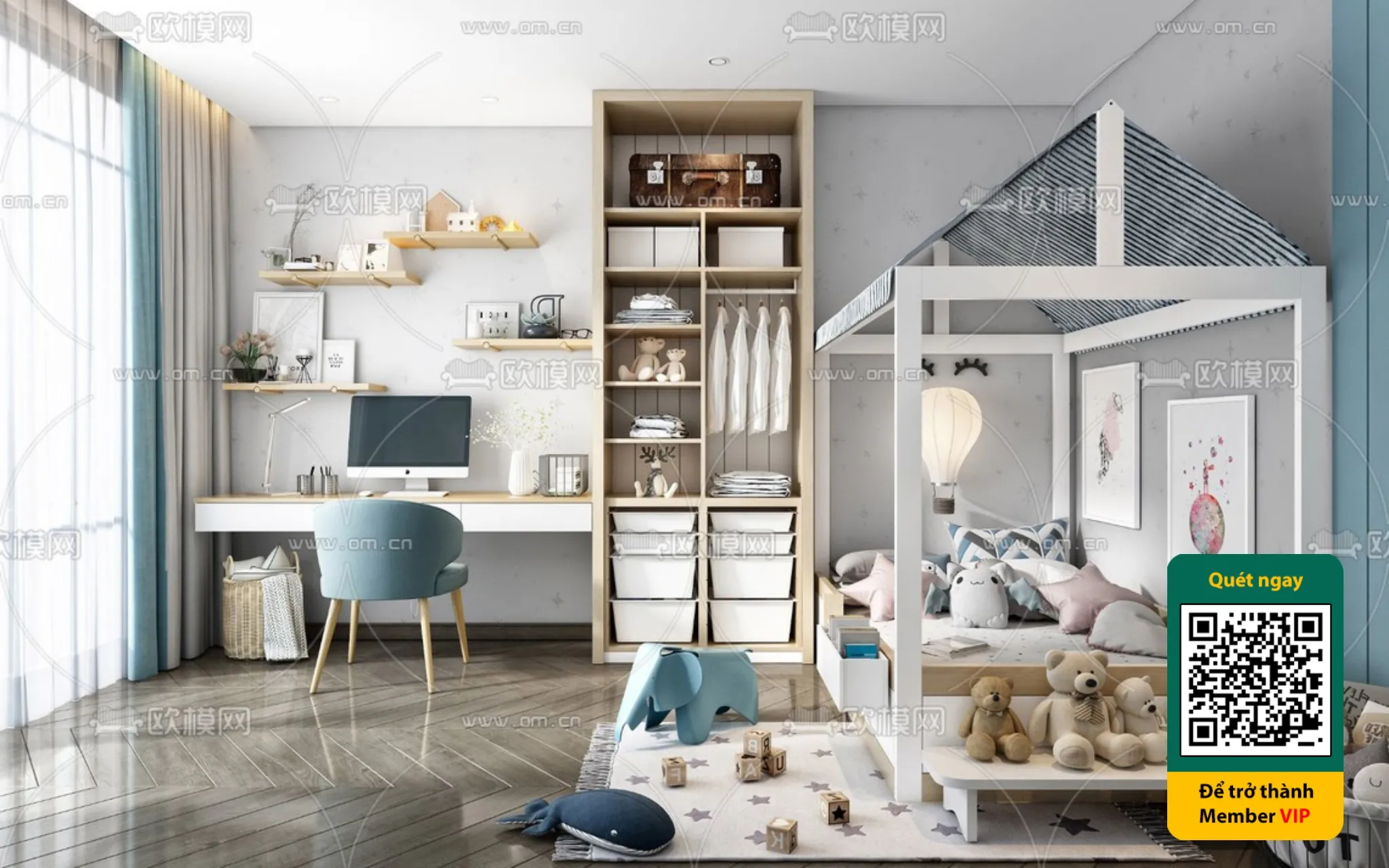 CHILDROOM SETS – VRAY / CORONA – 3D MODEL – 5841