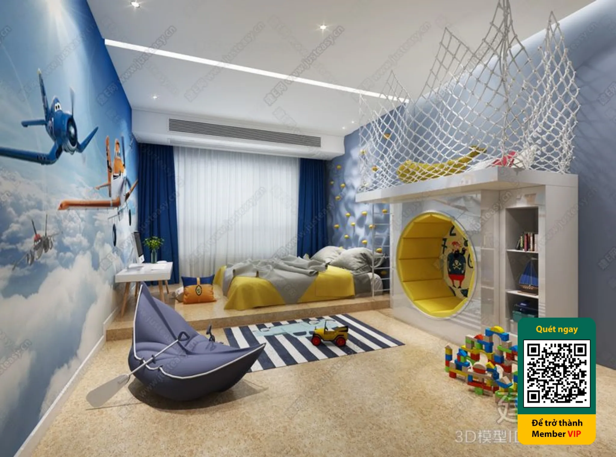CHILDROOM SETS – VRAY / CORONA – 3D MODEL – 5844