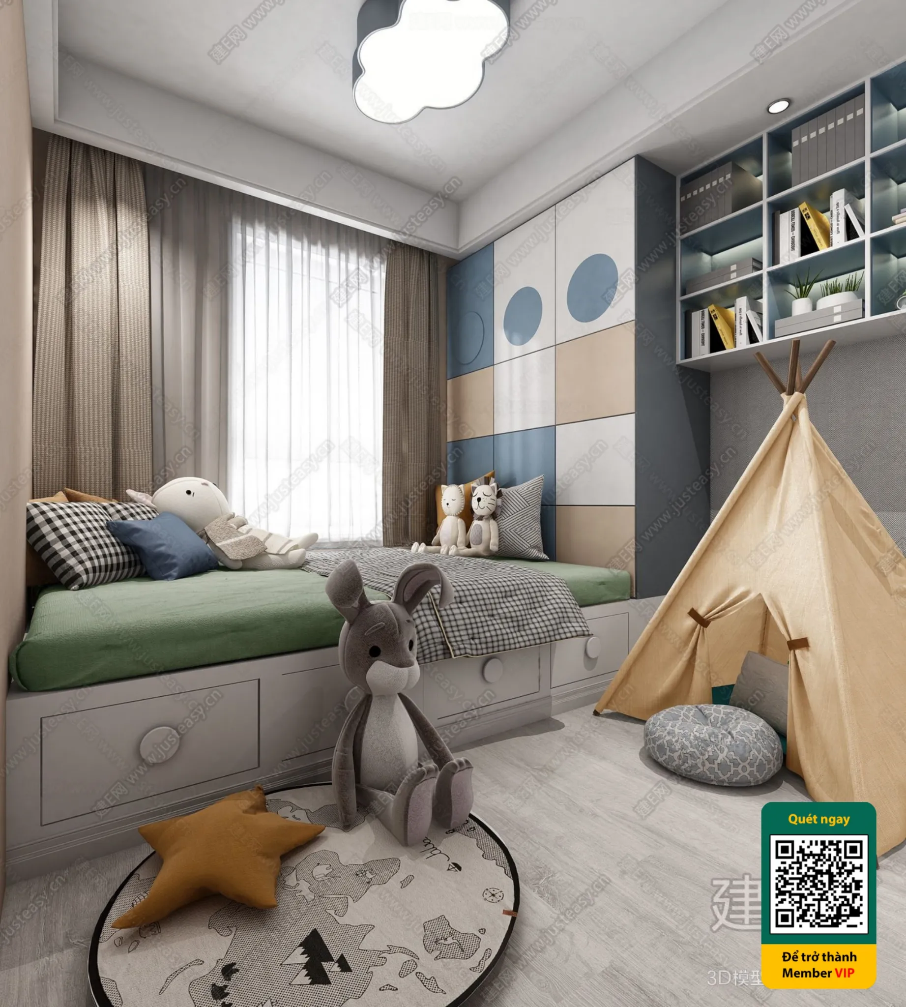 CHILDROOM SETS – VRAY / CORONA – 3D MODEL – 5850