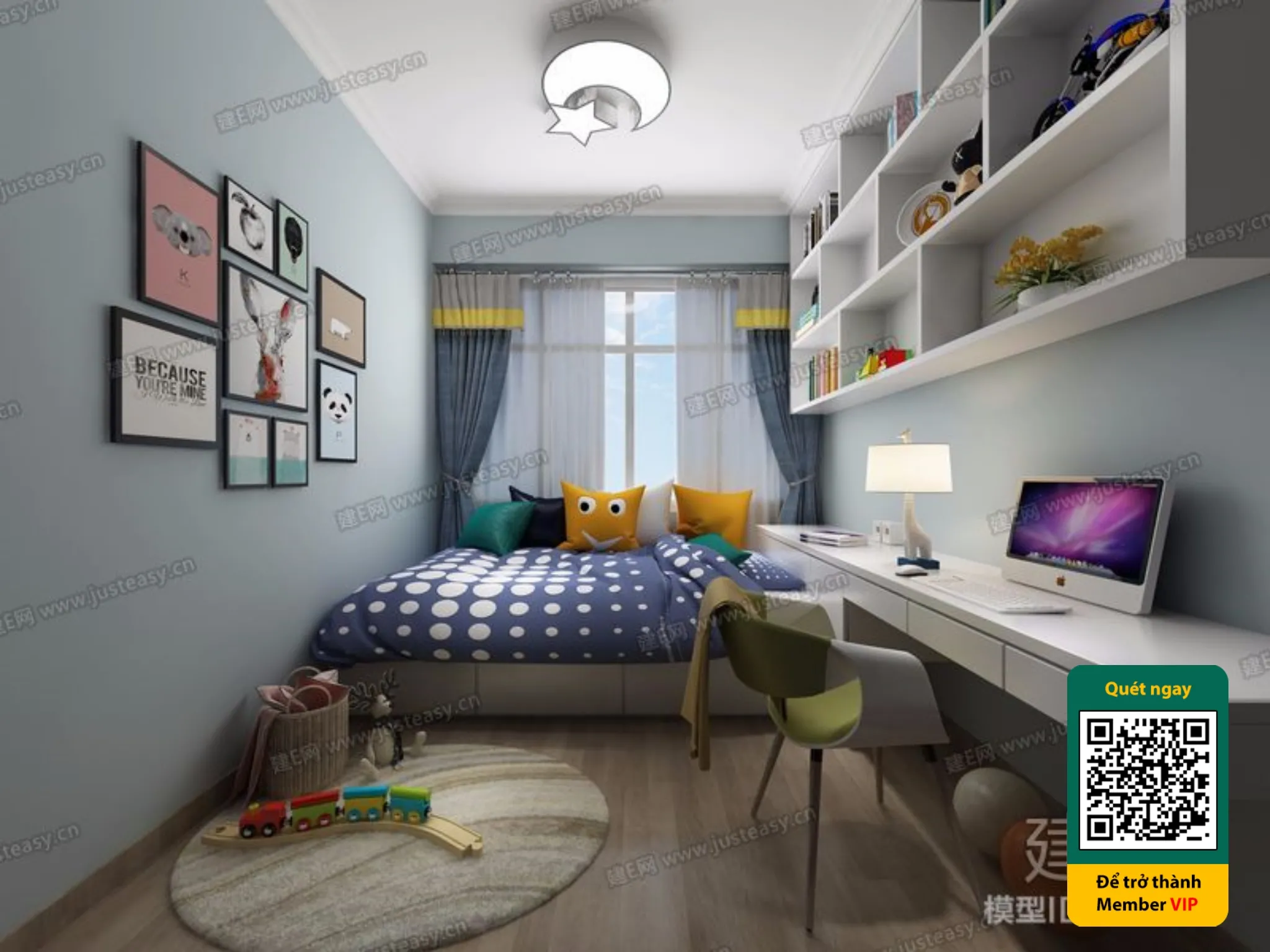 CHILDROOM SETS – VRAY / CORONA – 3D MODEL – 5855