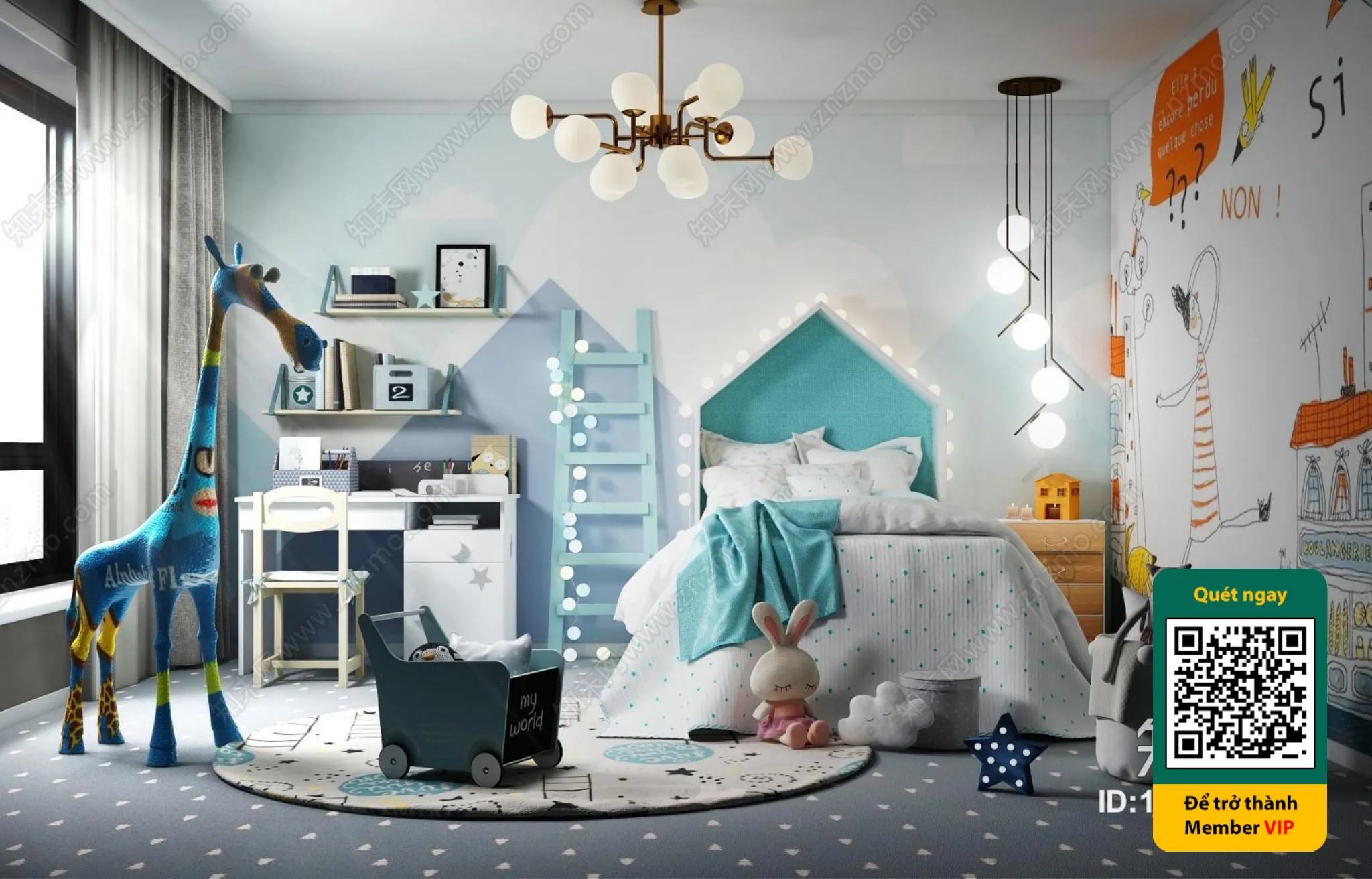 CHILDROOM SETS – VRAY / CORONA – 3D MODEL – 5861