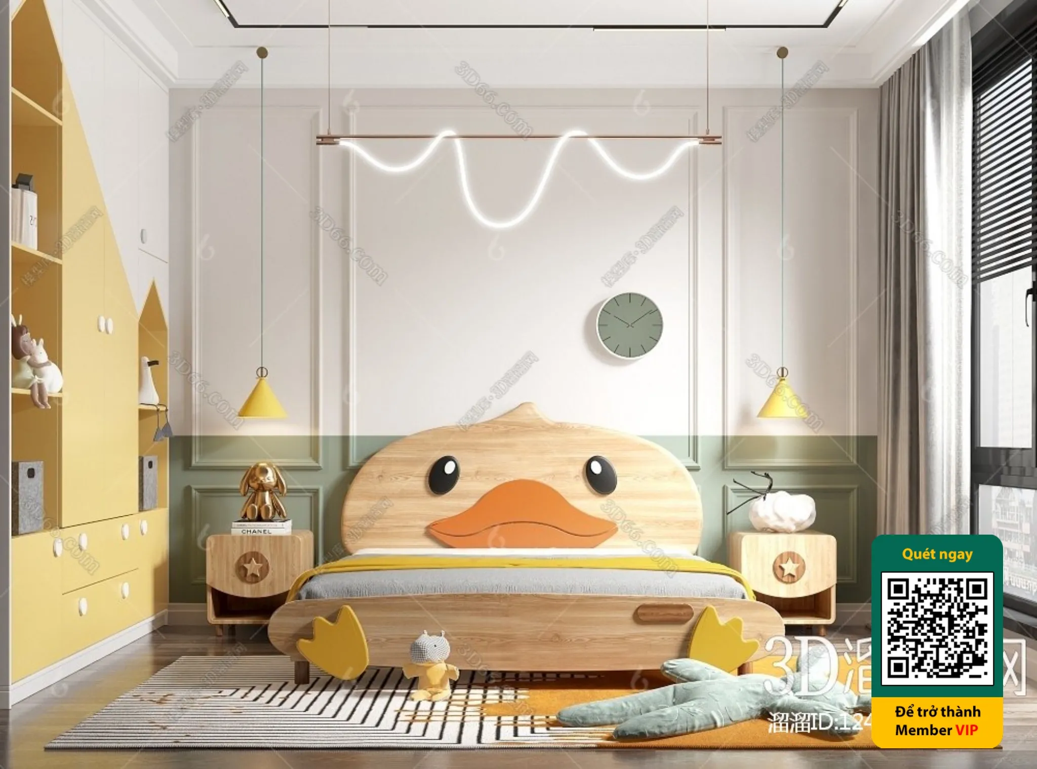 CHILDROOM SETS – VRAY / CORONA – 3D MODEL – 5864