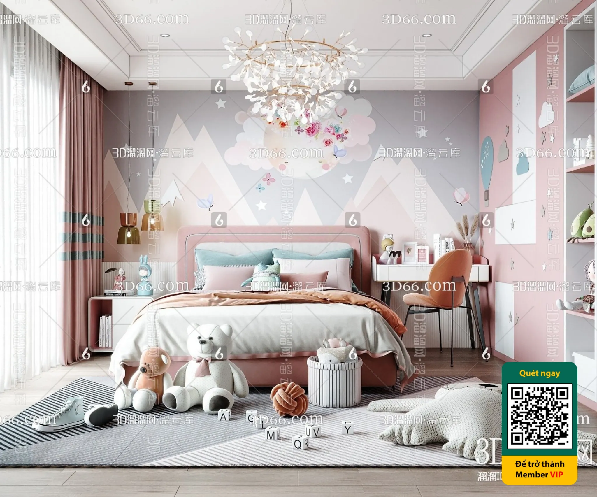 CHILDROOM SETS – VRAY / CORONA – 3D MODEL – 5866