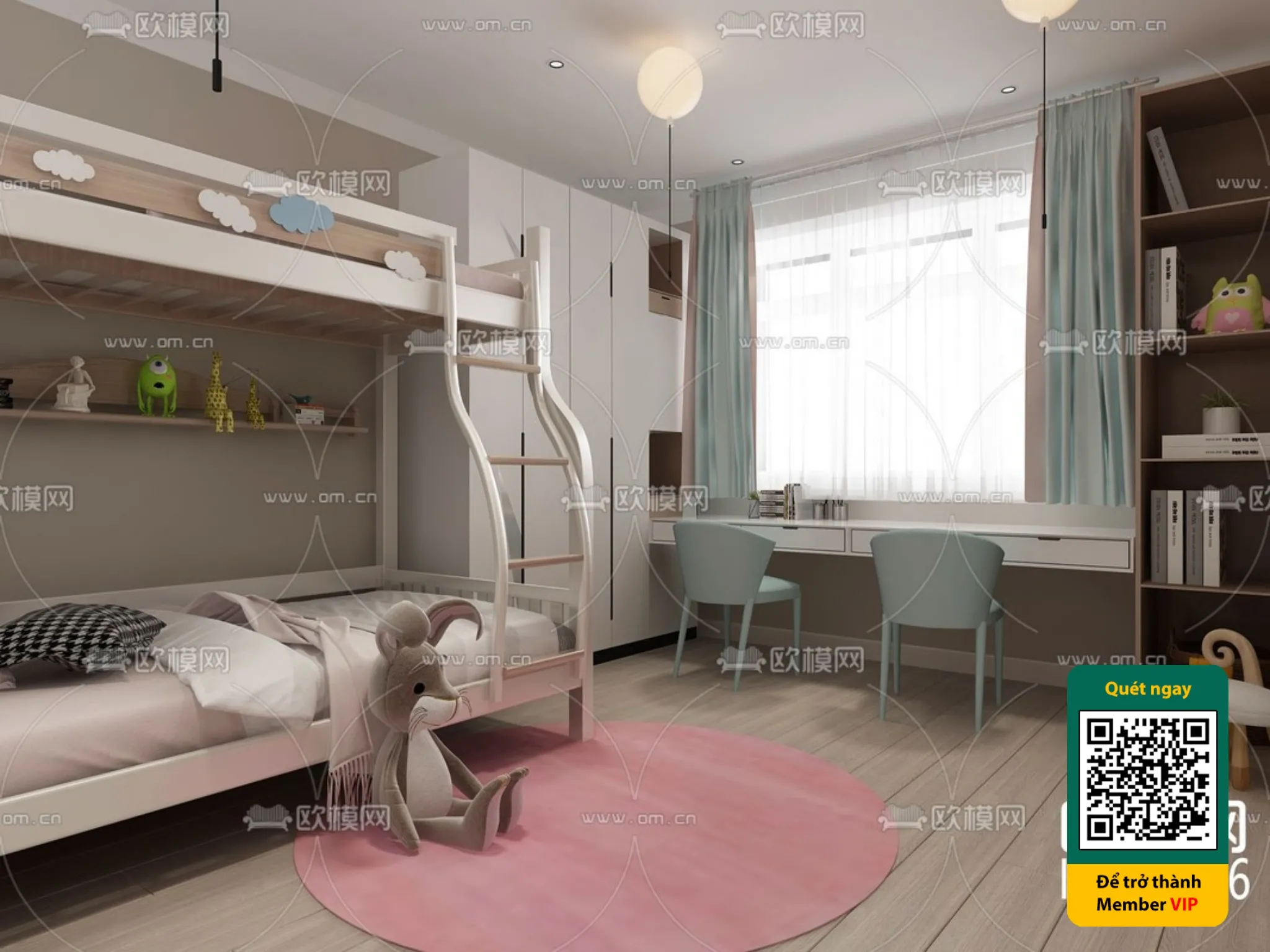 CHILDROOM SETS – VRAY / CORONA – 3D MODEL – 5869