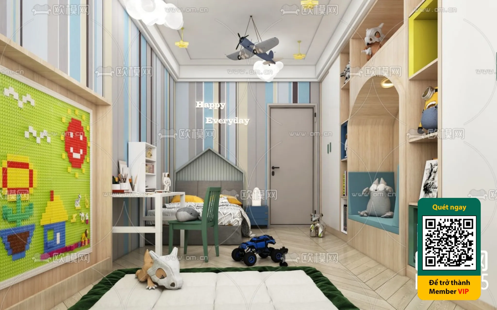 CHILDROOM SETS – VRAY / CORONA – 3D MODEL – 5872