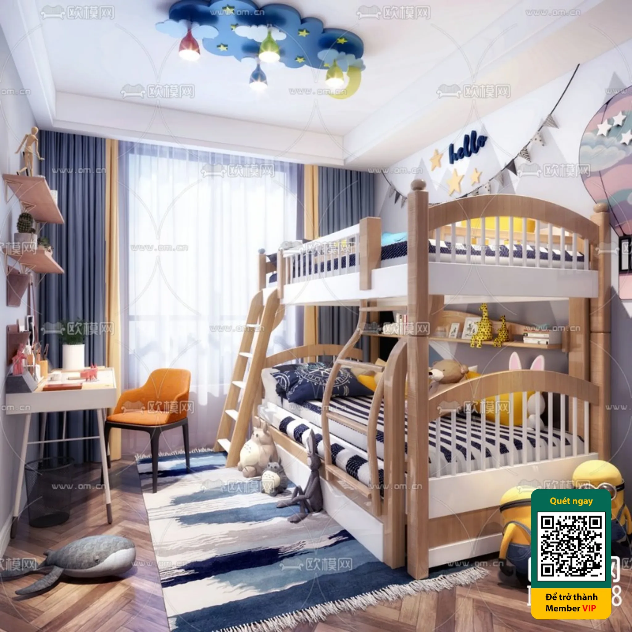 CHILDROOM SETS – VRAY / CORONA – 3D MODEL – 5876