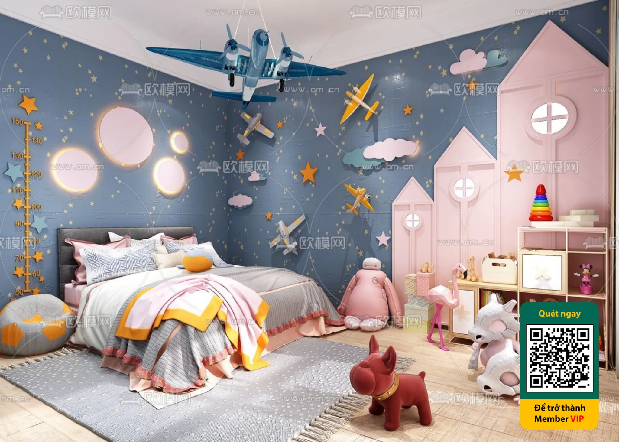 CHILDROOM SETS – VRAY / CORONA – 3D MODEL – 5882