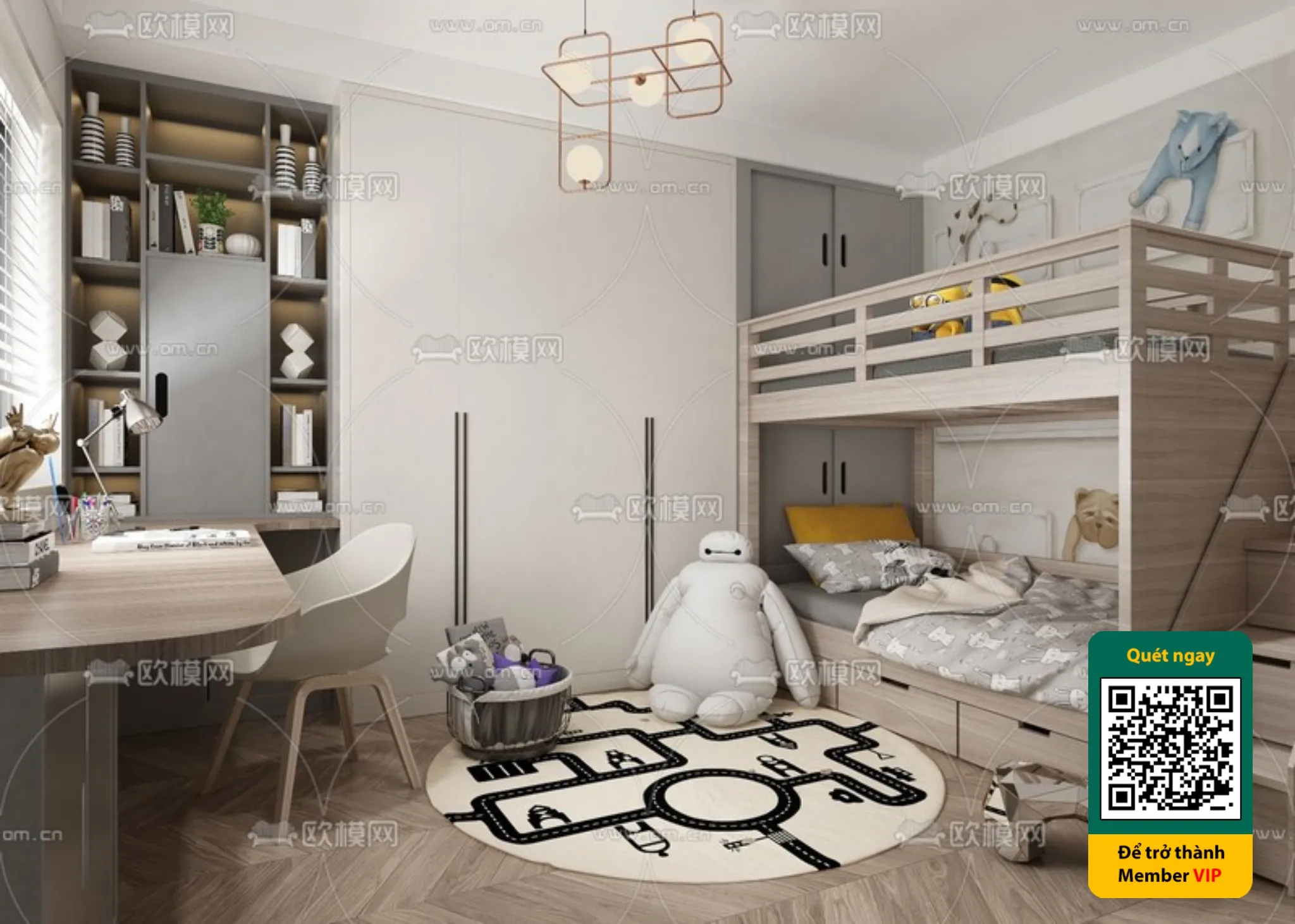 CHILDROOM SETS – VRAY / CORONA – 3D MODEL – 5893