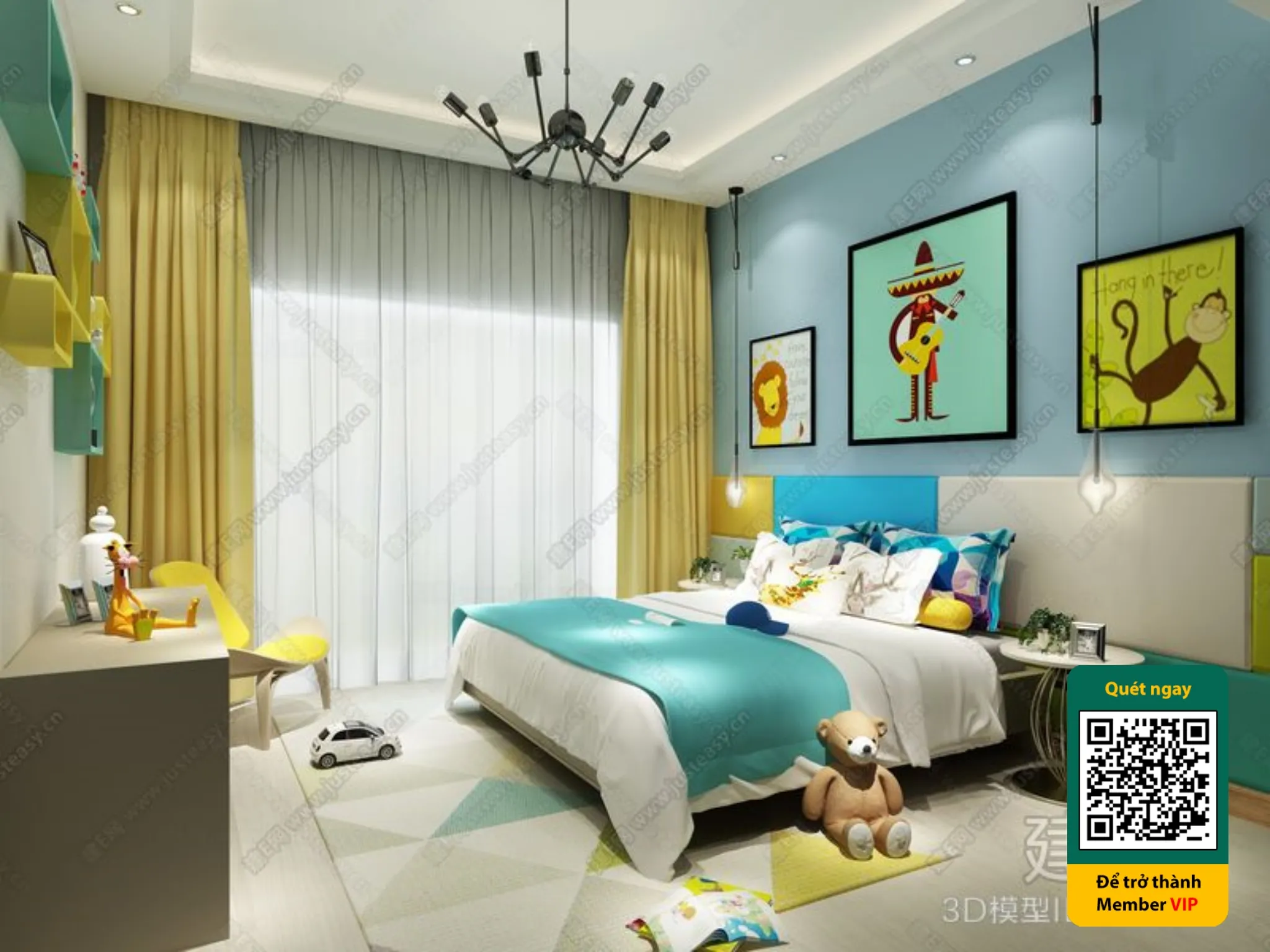 CHILDROOM SETS – VRAY / CORONA – 3D MODEL – 5904