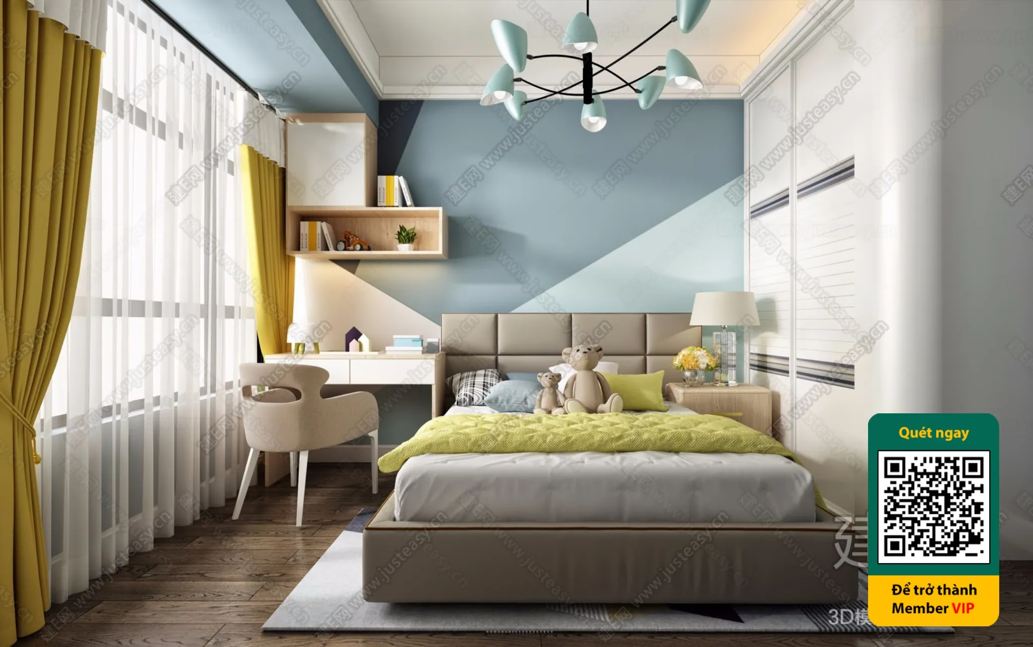 CHILDROOM SETS – VRAY / CORONA – 3D MODEL – 5909