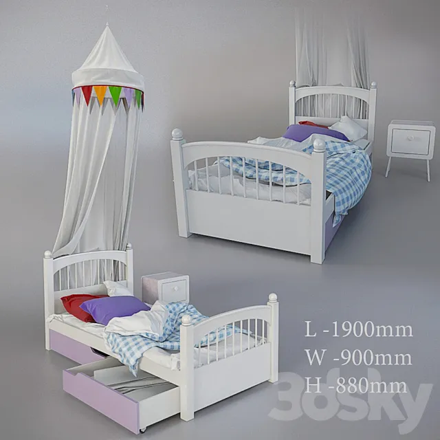 Child’s bed 3DModel