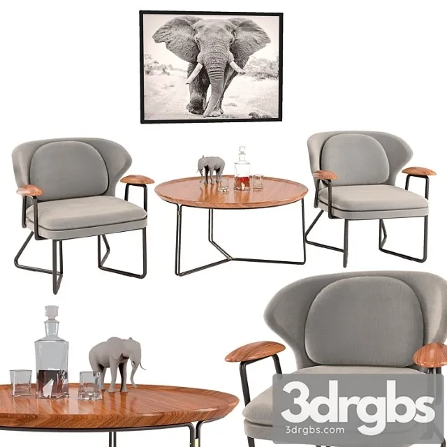 Chillax armchair & coffee table qt Chillax armchair & coffee table qt