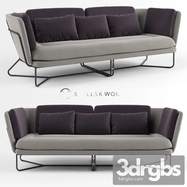 Chillax Sofa 01 3D Model Download Chillax Sofa 01 3D Model Download