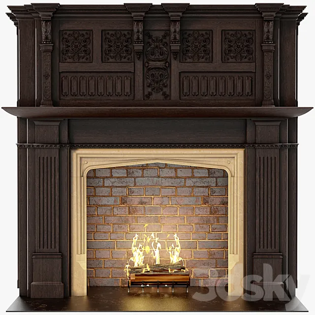 Chimneypieces Renaissance Stock No 11453 3DModel