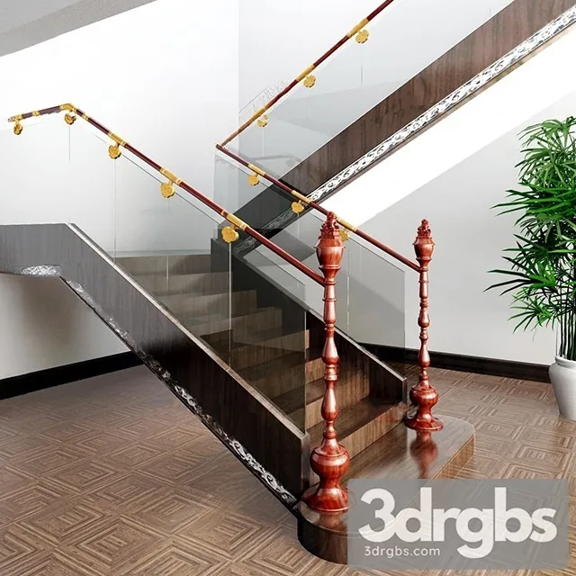 China Stair 16 3D Model Download