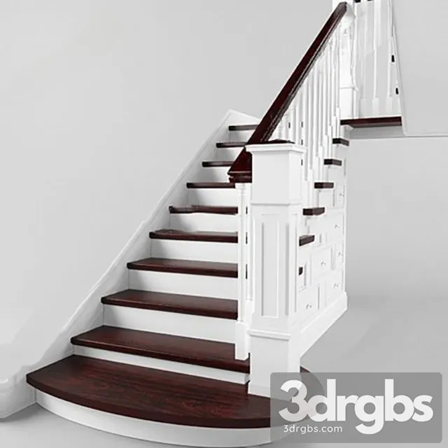 China Stair 23 3D Model Download