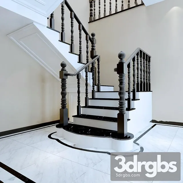 China Stair 24 3D Model Download