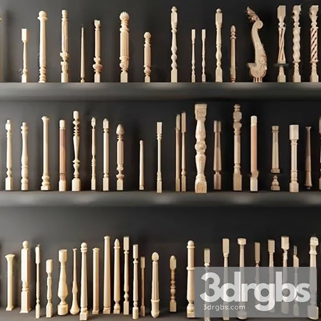 China Stair 29 3D Model Download