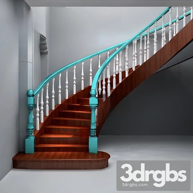 China Stair 36 3D Model Download